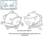 Soldier 3 model sheet