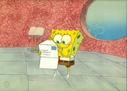 All-cels-week-spongebob-squarepants 1 3ca47d8e7f69849ecd752564df595acf.jpg (39 kB) SpongeBob with an envelope.