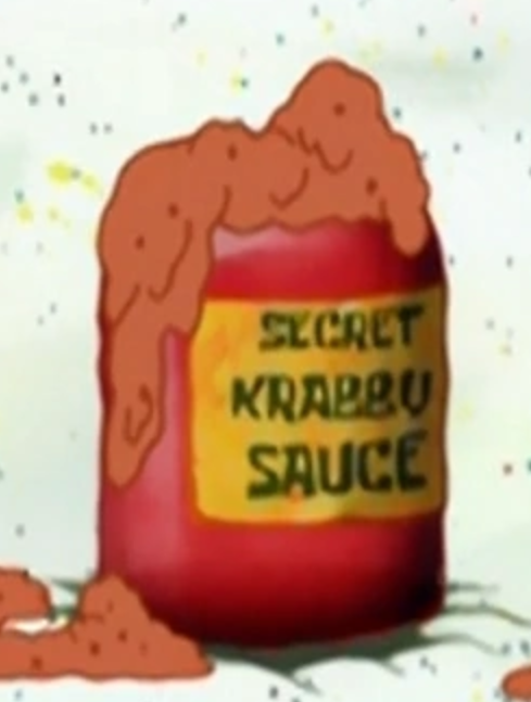 krabby patty secret sauce