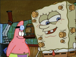 SpongeBob's eyelashes mistake in Suds