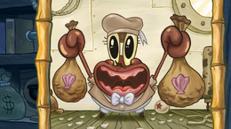 The flashback of Mr. Krabs as a kid as seen in "Ain't That the Tooth