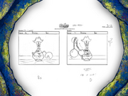 Grandpappy the Pirate storyboard panels-5