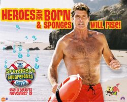 david hasselhoff spongebob running