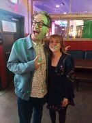 Amy Lewis with Tom Kenny #2