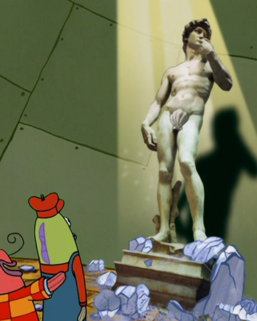 Squidward S Accidental Statue Encyclopedia Spongebobia Fandom