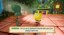 Handsome Squidward picture in Battle for Bikini Bottom - Rehydrated video game