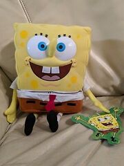 Spongebob-Plush-w-Removable-Pants-RARE-from-2000