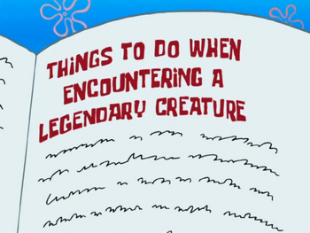 Things to Do When Encountering a Legendary Creature - Titlecard