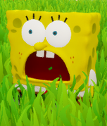 Surprised Spongebob in Battle for Bikini Bottom - Rehydrated