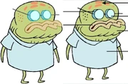 Evolution of Old Man Walker's default design.