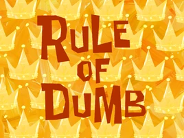 Rule of Dumb