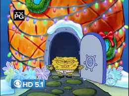 TV-PG rating during It's a SpongeBob Christmas! original CBS airing