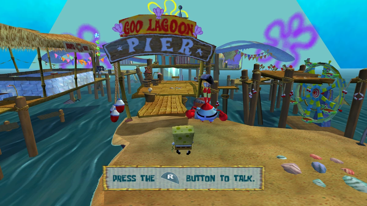 Spongebob Battle For Bikini Bottom Rehydrated Goo Lagoon Golden