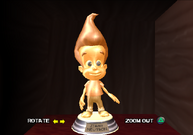 Bronze Jimmy Neutron action figure (PS2 exclusive)