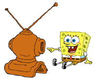 SpongeBob Watching TV