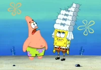 Патрик избивает Губку Боба
