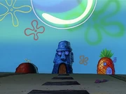 SpongeBob's house missing a window yet again.