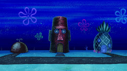 SpongeBob's chimney error.