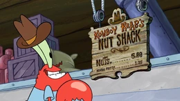 The Krusty Krab being cowboy-themed in "Hot Crossed Nuts