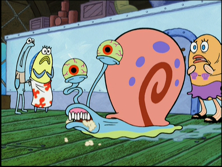 spongebob mad snail disease