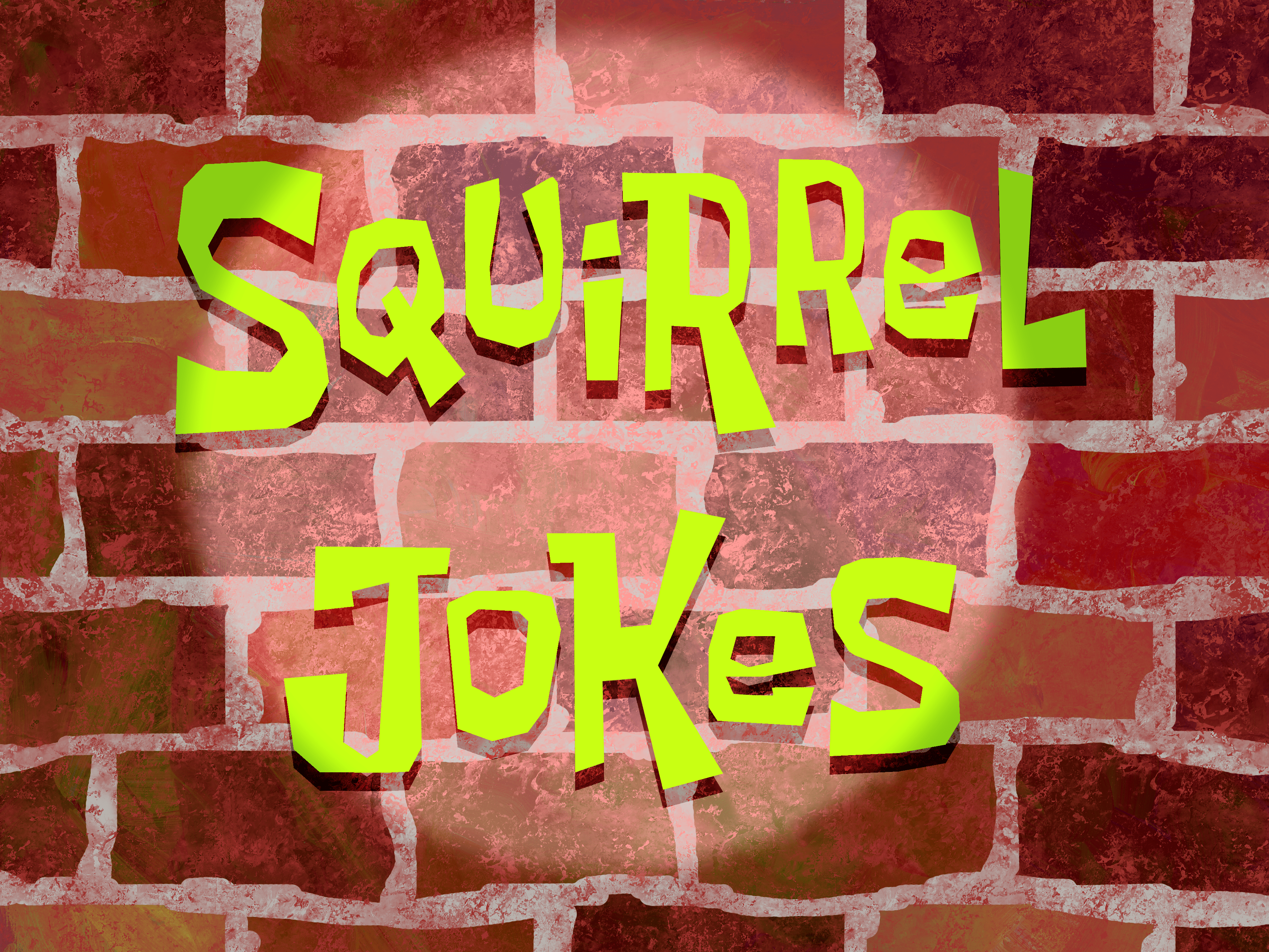 Squirrel Jokes Encyclopedia SpongeBobia Fandom