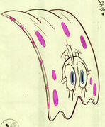 SpongeBob using his wringer.