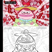 Petunia from Squidward's point-of-view.