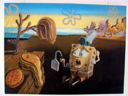 SpongeBob in The Persistence of Memory