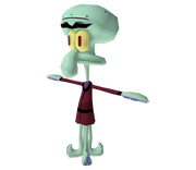 Squilliam's 3D Model from Lights, Camera, Pants! (GameCube)