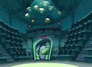 Concept art of the studio where "The Biggest Genius" is filmed.