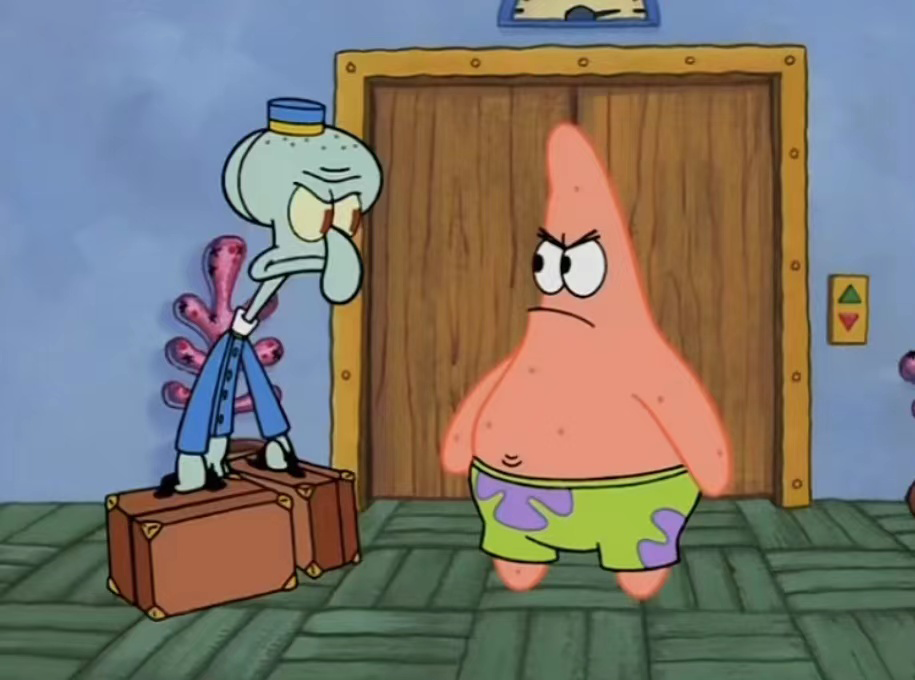 spongebob patrick squidward