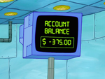SpongeBob SquarePants Karen the Computer Account Balance