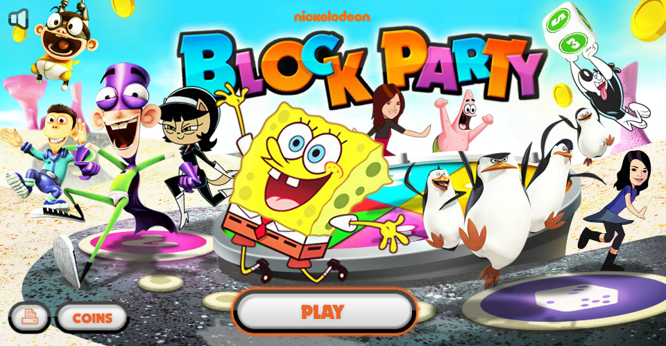 Block Party is a SpongeBob SquarePants online game. 