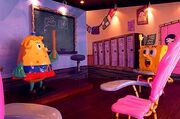 SpongeBob-and-Mrs-Puff-statues-classroom