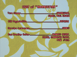 The credits for "Mooncation"