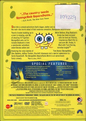 The Spongebob squarepants movie (DVD, Bilingual)