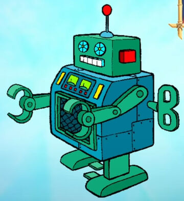 Green toy robot discount
