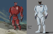 Alternatives colors for the mech suit of the space cats. (#3)