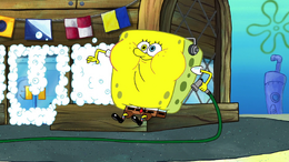 SpongeBob's yellow eye mistake in CHUMS