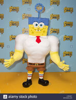 Invincibubble costume at The SpongeBob Movie: Sponge Out of Water's premiere