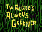 The Algae's Always Greener title card