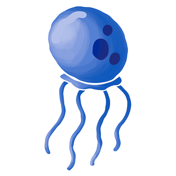 Friend (No-Name) jellyfish stock art