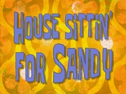 House Sittin' for Sandy