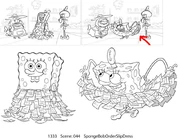 SpongeBob's order slip dress