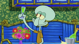 Squidward's wrinkle error in Squid Plus One