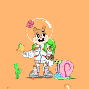 NATALI KOROMOTO SANDY.gif (2.46 MB) A gif made by Natali Koromoto that was used in Nickelodeon bumpers