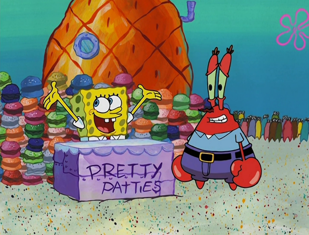 spongebob money pretty patties