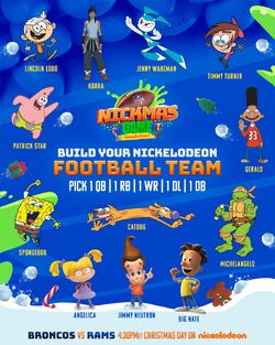 2022 Nickelodeon NFL Christmas Day game details: Broncos vs. Rams featuring  slime, snow, SpongeBob tie-ins 