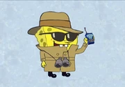 SpongeBob's original "Lookout" costume.
