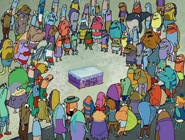 Some more Incidentals with other color palettes, including the Incidental 112 with Mrs. Puff's color palette (bottom right).